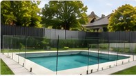 Pool safety fencing
